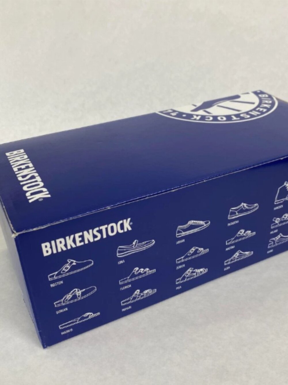 Birkenstock Gizeh Patent Cherry Birko-Flor Regular Width Sandals - Picture 5 of 5